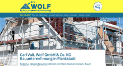Desktop Screenshot of cv-wolf.de
